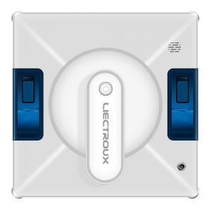 Robot nettoyeur de vitres Liectroux YW509, pulvérisation d'eau bidirectionnelle, robot de nettoyage de vitres pour sols en verre, robot aspirateur pour fenêtres, navigation intelligente, système de sécurité triple