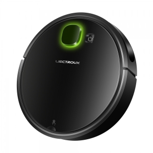 LIECTROUX ZM-013B – Aspirateur robot économique avec station de charge pour recharge automatique, télécommande, réservoir d’eau pour lavage humide