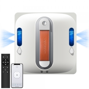 Robot lave-vitres Liectroux S11,pulvérisation d'eau à 4 directions,nettoyeur pour vitres,sols,murs et carrelages,aspirateur robot pour fenêtres,navigation intelligente,système de sécurité multiple,sans cadre,contrôle app & télécommande,alertes vocales